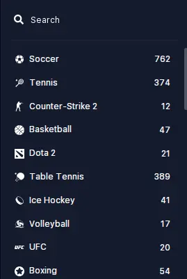 What Sections Does the 1win Website Have?